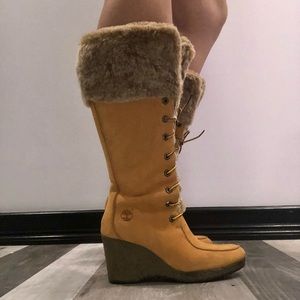 Timberland Womens Nubuck Wedge Boot - Women | Size: 7